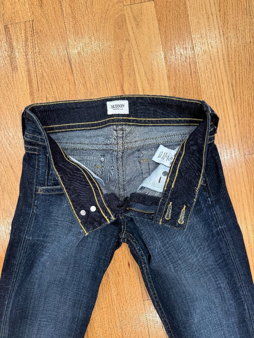 Hudson Jeans Signature Bootcut Dark Blue Mid Rise Size 25 - Picture 5 of 7